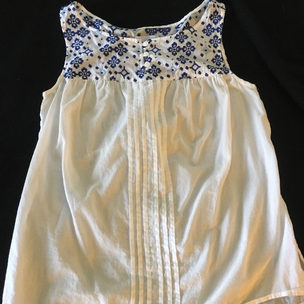 Embroidered Tank Top